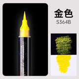 Glitter Highlighter Pen Soft Head Brush Fine Flash Markers Painting Maker for Scrapbook Diary Journal Student Stationery