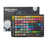 AOOKMIYA 48/88 color solid watercolor set pearlescent metallic watercolor painting paint AOOKMIYA.COM