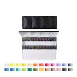 AOOKMIYA Paul Rubens 24 Colors Artist Solid Watercolor Paint Set Gem Heavy Enamelled Iron Box Professional Water Color for Painting Art