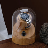Mechanical Watch Winder Box Automatic Luxury Yarn Winder Transparent Rotating Watch Storage Box Display Cabinet Silent Battery