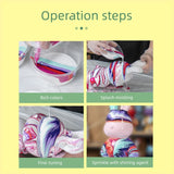 100ml Fluid Painting Paints DIY Plaster Ornaments Handicrafts Flowing Graffiti Materials Liquid Flowing Acrylic Paints 38 Colors