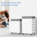 AOOKMIYA ESS LiFePO4 204V 307V 409V 512V 50Ah 100Ah Controller Solar Lithium Byd Hvs Battery High Voltage Bms Home Energy Storage System