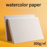 100% Watercolor Paper 20 Sheets Premium Thickened Watercolor Paper 300gsm Ideal for Painting