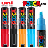 15pcs UNI POSCA Marker Pen PC-8K POP Advertising Poster Graffiti Pen 8mm Manga Painting Hand-painted Permanent pen Art Supplies