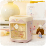 Cute Pig Pen Holder Student Stationery Gift Children Girl Ornaments Desk Storage Box Desk Accessories Large Capacity Pen Holder