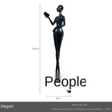 Hotel Lobby Large Figure Floor Ornaments Sales Office Model Room Window Abstract Art Soft Decoration Sculpture