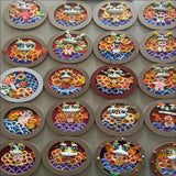 Art Work Display Frame Round Clay Picture Frame Handmade Picture Frame Color Mud Picture Frame Paper Art Student Kit