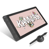 Huion Kamvas 13 Gen 3 Drawing Display 13.3" Art Tablet+Anti-sparkle Canvas Glass, 99% sRGB, PenTech 4.0 16384 Pen Pressure