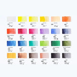 AOOKMIYA Paul Rubens 24 Colors Artist Solid Watercolor Paint Set Gem Heavy Enamelled Iron Box Professional Water Color for Painting Art