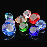 AOOKMIYA 1pcs Crystal Diamond Shaped Paperweight Decorative Cut Glass Giant Gemstone Wedding Christmas Ornament Gifts