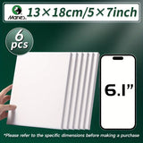 AOOKMIYA 4/6/8pcs Marie's 13x18cm/5x7inch Blank Canvas Bulk,Prepared for Painting,Drawing,Oil,Acrylic,Tempera,Perfect for Adults,Artists