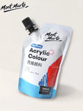 Montmarte Acrylic Colour 100ml Supplementary Bag DIY Hand-painted Graffiti Coloring Waterproof Textile T-shirt Acrylic Paint