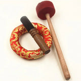 Nepal Handmade Brass Singing Bowl Meditative Buddhist Supplies Chakra Yoga Sound Bowl Percussion Musical Instrument Singing Bowl