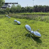 Ant stainless steel outdoor garden lawn square Animal park hotel lobby water feature sculpture ornament