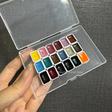 AOOKMIYA Japan KUSAKABE18-color Artist Mineral Precipitation Watercolor Pigment Repackaged 0.5/1/2ML Portable Watercolor Box Art Supplies
