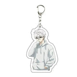 AOOKMIYA ART+ Creative Gifts Blue Lock Isagi Yoichi Acrylic Anime Keychain Bag Charms Pendant Jewelry Cute Creative Key Ring Friends Gift Figure Cartoon