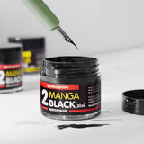 AOOKMIYA Japanese Comic Ink Drawing Waterproof / Anti-alcohol High-gloss Hook Line Quick-drying White Ink Illustration Hand-painted