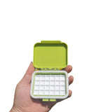 AOOKMIYA Empty Palette 24 Grids 0.5ML Watercolor Packed Paint Box Mini Moisturizing Sealed Box Student Travel Portable Art Supplies