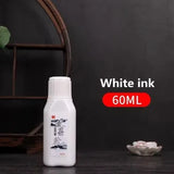 AOOKMIYA 60ml Gold/Silver/White/Red Chinese Painting Calligraphy Ink Bottle Traditional Metallic Pigment Paint For Writing Stationery