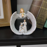 Angel Ornaments, Resin Crafts, Home and Courtyard Decorations, Creative Jesus Decorations Dining Rooms Living Rooms Decorations