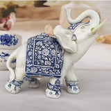 Resin Elephant Living Room Wine Cabinet TV Cabinet Decoration Creative Home Entrance Decoration Baby Elephant Ornament Gift