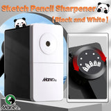 AOOKMIYA Marie's Manual Pencil Sharpener,Professional 5 Adjustable Long Pencil Nibs Sharpens for Graphite, Colored Pencils, Art Sketching