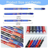 3 Erasable Gel Pens 20 Pen Refills 2 Eraser Reusable Writing Drawing Sketch Pens with Refill for Students Office School Supplies