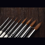 White Night Pure Mink Watercolor Pen Round Front Brush Hook Line Hand-painted A Variety of Optional Hook Line Watercolor Pen