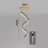 Modern home decoration crystal chandelier, stair Pendant lamp, living room Pendant lights, interior lighting