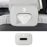 AOOKMIYA Car Tissue Box Car Armrest Box Tissue box Hanging Tissue Bag Interior Modification Product Suitable For2024-2025 BYD Plus/UP/Pro