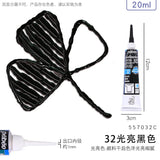 1PC PEBEO Setacolor 3D Fabric Paint, 20ml Textile Fiber Hook Line Pen Waterproof Diy Hand-painted Clothes Pigment