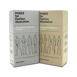 AOOKMIYA Poses For Fashion Illustration Book (Card Box) Men's And Women's Clothing Design Hand Drawn Practice Body Posture Card Set