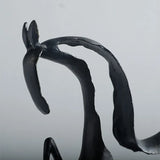 AOOKMIYA ART+ Creative Gifts Simple Creative Metal Hollow Out Horse Desktop Ornament Animal Sculpture Living Room Decoration Abstract Crafts Home Decoration