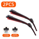 Automobile parts Double Rubber Car Wipers for INFINITI FX35 FX37 FX45 FX50 Front Blade Brushes Cutter Automobiles Accessorie Windscreen Wiper