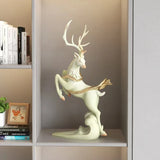 120cm Sculpture Creative Large Deer Statue Floor Decoration Living Room,Foyer,Sofa Side Lamp Ornament,Home Decor,Customized