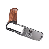 Durable Wooden Hand Grip L Holder For Panasonic S9 Camera with Quick Release L Plate Bracket Holder Ultra light with alloy base
