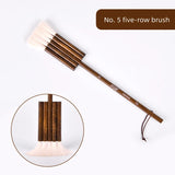 Wool brushes Wide watercolor brushes Primer brushes Board brushes for students Paint base brushes for art students