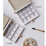 AOOKMIYA Mini Cute Watercolor Paint Box Portable Folding Color Palette Original Design Stationery Student Painting Tools   Palette Box  AOOKMIYA.COM