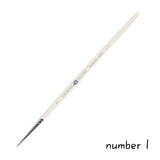 White Night Pure Mink Watercolor Pen Round Front Brush Hook Line Hand-painted A Variety of Optional Hook Line Watercolor Pen