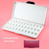 38 Grid Moisturizing Sealed Pigment Box Multi Functional Portable Artist Watercolor Watercolor Powder Acrylic Color Mixing Tool
