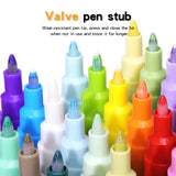 120/168-Color Acrylic Paint Marker Pen Sets - Ideal for Artists. Use on Rock Painting, Glass, Ceramic, Fabric, DIY Cards