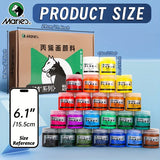 AOOKMIYA Marie's 24 colors 50ml/1.69oz Acrylic Paint Set for Rocks,Wood,DIY,Glass,Painting,Canvas,Drawing for Students,Artist,Adults