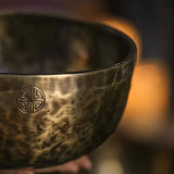 Tibetan Singing Bowl Big Nepal Handmade Sound Healing Instrument Full Moon Singing Bowl Yoga Meditation Massage Accessories