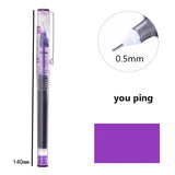 Luxury Quality T16 Colour Ink Fine Nib Gel Pen Business Office Student School Stationery Supplies  New