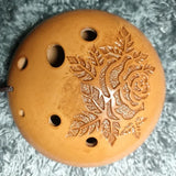 AOOKMIYA Key C Ocarina 8 Hole Pattern Hand Carving Folk Tuning Professional Legend Rare Musical Instruments Wood Ocarina for Children AOOKMIYA.COM