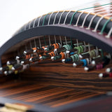 Guzheng Yellow Sandalwood Plain/Embroidered Guzheng Beginner Musical Instrument HHF-6