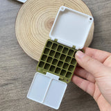 AOOKMIYA Portable Watercolor Palette Empty Collapsible Paint Box Student Travel Painting Sketching Paint Tray Artist's Art Supplies