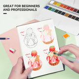 AOOKMIYA MeiLiang 24 Watercolor Paint Set, Solid Watercolor Pigment for Painting Artists School Supplies AOOKMIYA.COM