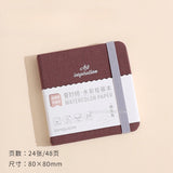 AOOKMIYA New Cotton Pulp Watercolor Book 300g Thick Fabric Cover Travel Portable Painting Notebook Sketchbooks Art Supplies