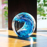 AOOKMIYA Nordic Glass Decoration Crystal Ball Crafts Birthday Gift Ocean Ornaments Landscaping Boshan Handmade Glass